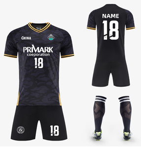 ชุดฟุตบอลสำหรับผู้ชาย ตัดเย็บตามสั่งสำหรับผู้ใหญ่ เสื้อผ้ากีฬาแขนสั้นสำหรับเด็ก ชุดแข่งขันสำหรับทีม - Product Image 5