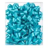 Custom Turquoise Butterfly <b>Bow</b> Eco-Friendly Polyester Digital Printed <b>Gift</b> Ribbons Satin Woven Luster Christmas Decorative <b>Bows</b> - Product Image 4