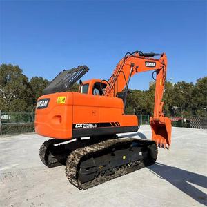 Excavatrice d'occasion Doosan DX225LC 25 tonnes d'occasion pelle sur chenilles hydraulique DX140LC en bon état à vendre - Product Image 5