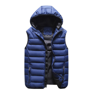 OEM Custom Logo Winter Solid Outdoor <b>Men's</b> Quilted Puffer Down Gilet Freestyle Streetwear Warm Puffer <b>Vest</b> for <b>Men</b> - Product Image 1