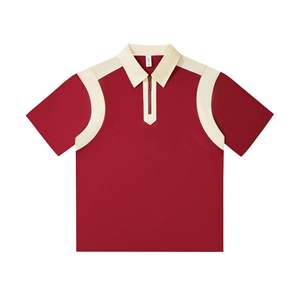 เสื้อโปโลซิปสำหรับผู้ชาย - วัสดุแห้งเร็วพร้อมซิปยาวเต็มตัว เหมาะสำหรับการออกกำลังกาย วิ่ง และไลฟ์สไตล์แอคทีฟ - Product Image 4
