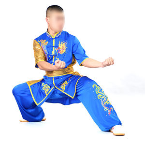 ชุดยูนิฟอร์มกังฟูศิลปะการต่อสู้คุณภาพดี ทันสมัย ปรับแต่งได้เต็มที่ บริการ OEM/ODM ผลิตชุดของคุณเอง ระบายอากาศได้ดี ผลิตจากโพลีเอสเตอร์ 100% - Product Image 1