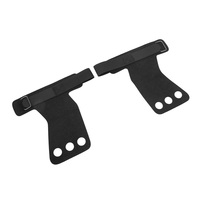Poignées de main réglables, gants de protection pour la paume, résistants à l'usure, respirants, antidérapants pour l'entraînement (noir)
