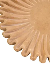 Bol décoratif en marbre et onyx naturel de haute qualité, forme de fleur moderne, fait main pour baby shower et anniversaire - Product Image 2