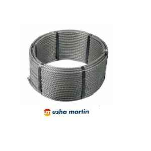 Câble en acier gainé de PVC 14 mm (6x19) de la marque USHA MARTIN, rouleau de 20 m, câble de levage durable pour grues et palans, fabriqué en Inde - Product Image 3