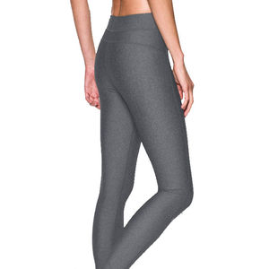 Leggings de yoga rojos de cintura alta y longitud completa, pantalones elásticos sin costuras para mujer, ropa deportiva de color sólido - Product Image 2