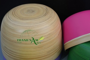 Saladier en bambou écologique personnalisé avec couvercle ensemble de vaisselle jetable pour utilisation en cuisine fabriqué au Vietnam - Product Image 4