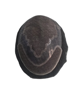 Apolo model Taz Hair <b>Toupee</b> Wig From Bangladesh Premium Quality Mono Human Hair with Natural Body Loose Wave Styles Yaki Style - Product Image 1