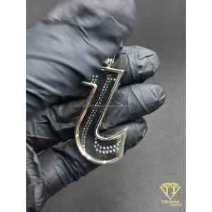 Moissanite Diamond <b>Cross</b> Pendant Hip Hop <b>Chain</b> Iced Out Luxury Jewelry Gift for Men Women - Product Image 2