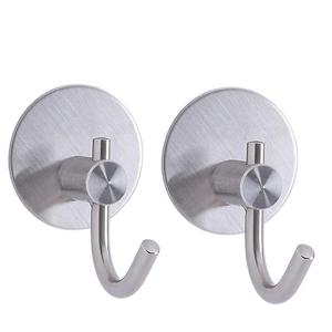 Porte-manteau, porte-chapeau, porte-sac, porte-serviette mural multifonction en métal avec double crochet - Product Image 6