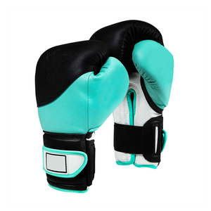 Guantes de boxeo de cuero vacuno con cierre de velcro para entrenamiento, personalizados, que absorben la humedad, de alta calidad, los más vendidos. - Product Image 1