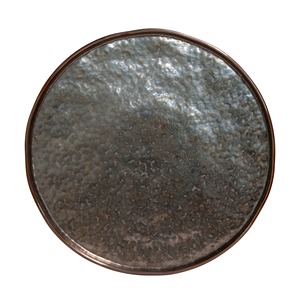 Round Metal <b>Decorative</b> <b>Plate</b> Handmade Vintage Style Solid Pattern Polished Finish - Product Image 5