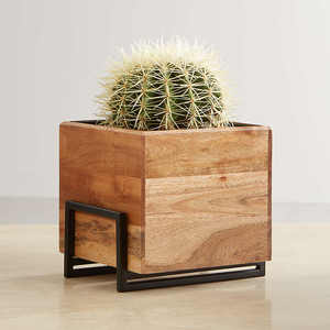 Soporte de metal alto minimalista para macetas al por mayor, soporte de hierro rosa para macetas de interior, expositor decorativo comercial de pie para macetas - Product Image 5