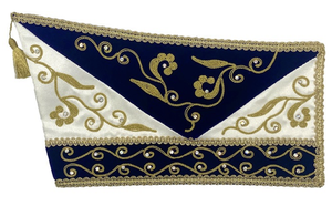 Sombrero de Carnaval Tradicional Bordado a Mano de Alta Calidad, Sombrero de Festival Hecho de Satén con Borla - Product Image 5