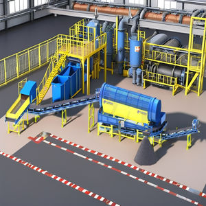 Usine de séparation des déchets organiques pour le recyclage RDF Construction en acier doux avec moteur et pompe Puissance de 15kW Poids de 600kg - Product Image 5