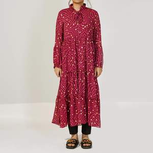 1ชิ้นพิมพ์ XS ขนาดเสื้อชีฟอง PW3170 - Product Image 3