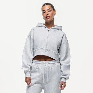 Sudadera con Capucha de Lujo para Mujer, Personalizada con Logotipo, Ligera, Informal, Deportiva, de Alta Calidad, para Invierno, Talla Grande - Product Image 1