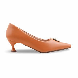 Sophisticated Fawn <b>Court</b> <b>Shoes</b> for Women Elegant Mid <b>Block</b> <b>Heel</b> Pumps Professional Office Dress <b>Shoes</b> - Product Image 4