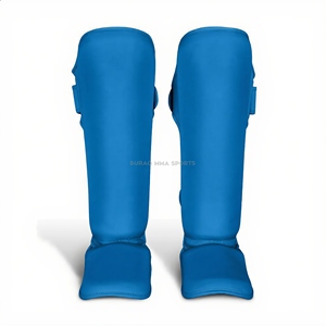 Protections de tibia et coussinets d'entraînement Muay Thai en cuir PU pour la protection MMA et de boxe - Product Image 3