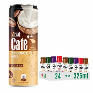 Coconut <b>Coffee</b> 325 ml 11.0 fl oz <b>Coffee</b> Drink VINUT 24 <b>cans</b> carton <b>can</b> Ready To Drink Private Label OEM ODM Free Sample - Product Image 1