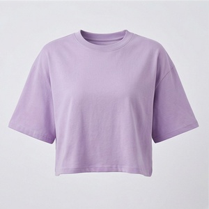 Crop top respirant pour femme, prix de gros, vêtements d'été, crop top t-shirts pour filles, tendance, à la mode, nouveaux tops MADE - Product Image 2