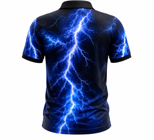 เสื้อโปโลซับลิเมชั่นลายพิเศษสำหรับผู้ชาย แห้งเร็ว ระบายอากาศได้ดี ผลิตจากโพลีเอสเตอร์ เหมาะสำหรับกีฬากอล์ฟ ชุดยูนิฟอร์มทีม พร้อมสกรีนโลโก้ตามสั่ง - Product Image 3