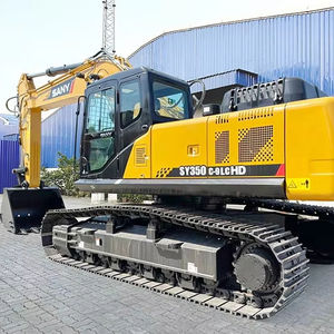 Excavadora de cadenas SY350C-9LCHD con motor de alta eficiencia, bomba hidráulica HYDAC y PLC, potencia de 123 kW - Product Image 1
