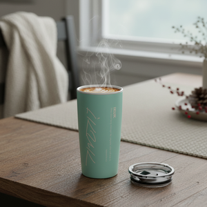 แก้วน้ำสุญญากาศสแตนเลสสองชั้น ขนาด 20 ออนซ์/600 มล. ขายดี พร้อมซับในเซรามิก ฝาปิดแม่เหล็กถอดได้ เก็บความร้อน 4-6 ชม. เก็บความเย็น 8-10 ชม. - Product Image 6