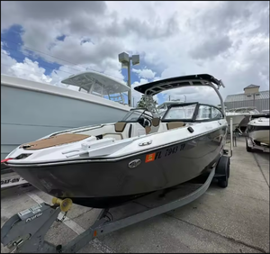 Bateau d'occasion 252 SE 360 CV, hors-bord, jet-boat, bateau de travail, coque en fibre de verre de luxe, moteur essence, capacité de charge de 8 tonnes - Product Image 1