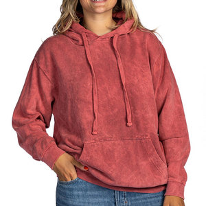 OEM Custom Plus Size <b>Acid</b> Wash Streetwear Womens Hoodie Drawstring Heavyweight <b>Drop</b> Shoulder Winter - Product Image 1