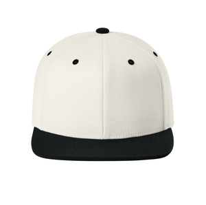 Casquette Snapback Unisexe Blanche à 6 Panneaux avec Visière Noire, Couleur Unie, Style Urbain, Chapeau de Baseball Ajusté, Décontracté, Pour Toutes Saisons - Product Image 2