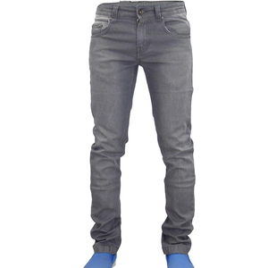 Jeans en denim vintage pour hommes, motif uni, printemps-hiver, confortables, décontractés, tissu en coton et élasthanne lourd et durable, pour tous les jours - Product Image 2