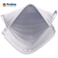 Sac isotherme chaud et froid 24 heures, imperméable, recyclable, en mousse EPE, pour l'expédition et le stockage des aliments, avec fermeture à glissière