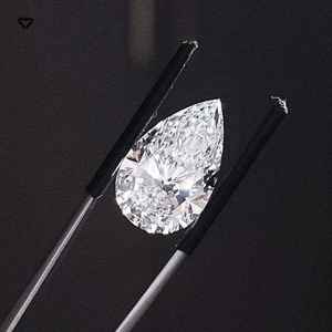 Diamantes Cultivados en Laboratorio CVD HPHT al por Mayor, Corte Brillante en Forma de Pera de 1.00 CT, D VVS1 VVS2, Certificado IGI, Piedras Preciosas Sueltas para Joyería - Product Image 2