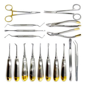 เครื่องมือผ่าตัดทางทันตกรรม RWS INSTRUMENTS ทำจากสแตนเลสสตีล แบบใช้มือ ด้ามจับแบบมีเบาะ รุ่นดีลักซ์ สีเงิน ระดับ Class I ใช้ซ้ำได้ ได้รับการรับรองมาตรฐาน CE 12 ชิ้น - Product Image 4