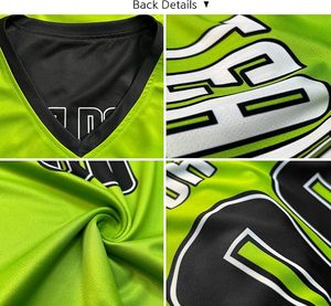 Ensemble d'uniformes de basket-ball sublimés personnalisés, maillot et short pour hommes, kit d'équipe, vêtements de sport imprimés sans manches avec nom et numéro - Product Image 2