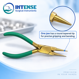 Alicates Profesionales de Punta Redonda para Joyería, Herramienta de Precisión para Doblar Alambre, Hacer Lazos y Abalorios, con Agarre Cómodo - Product Image 5