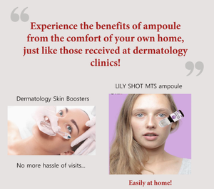 GTM LILY SHOT Ampoule Hydratante Intense HA PDRN Booster 50mL en Verre Éclaircissant Apaisant Hydratation Intensive pour le Visage Usage Professionnel - Product Image 2