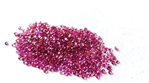 Vente en gros usine de grenat rhodolite naturel, pierres précieuses rondes à facettes de 1,5 mm, 2 mm, 3 mm, qualité AAA, rose framboise, lot de pierres en vrac - Product Image 1
