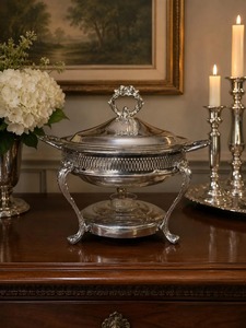 Recipiente de lujo para buffet de acero inoxidable con tapa de cierre suave para calentar alimentos al mejor precio - Product Image 1