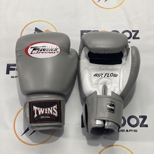 <b>Chocolate</b> Brown Twins Genuine Genuine Leather Boxing Gloves Breathable Air Flow Design for Adults Martial Arts Training Adults - Product Image 3