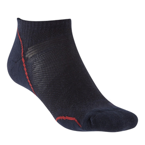 2026 Best Selling Ankle <b>Socks</b> Solid Navy Red Trim Breathable Knitted Spandex <b>Polyester</b> Running Summer Adults Grip <b>Socks</b> - Product Image 5
