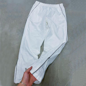 กางเกงจ็อกเกอร์ลำลองผู้ชายทรงขาบานปักลายเอวยางยืดผ้าฝ้ายเป็นมิตรกับสิ่งแวดล้อมระบายอากาศได้ดีเหมาะสำหรับออกกำลังกายในฤดูหนาว - Product Image 3