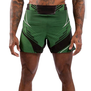 กางเกง MMA รุ่น Force 2 Win ผ้าฝ้ายผสมโพลีเอสเตอร์ ระบายอากาศได้ดี คุณภาพสูง สำหรับผู้ชาย รับผลิตแบบ OEM พร้อมสกรีนโลโก้ตามสั่งด้านหน้า - Product Image 5