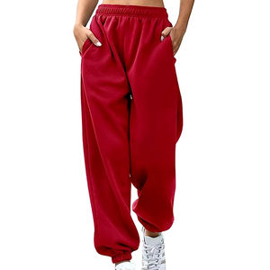 Pantalones Jogger de Algodón Súper Suave para Mujer, Transpirables, Casuales, de Color Liso, Tipo Cargo, al por Mayor, con Frente Plano para Invierno - Product Image 5