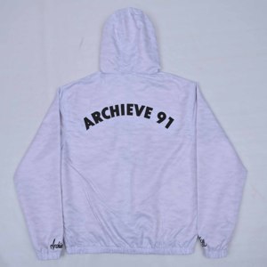 High Quality Customized Lightweight Men's Hooded Winter Sweatshirt 100% Cotton Fabric Ventilated Breathable Zip Retro Design - Product Image 2