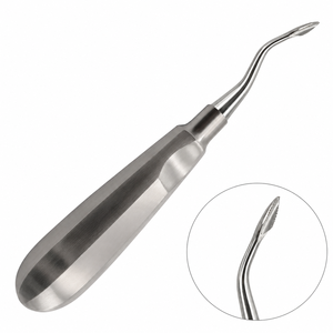 Ergonomic Manual Dental Root Elevator No.2 Inside Curved Stainless Steel <b>Tooth</b> Extraction Surgical Instrument - Product Image 2