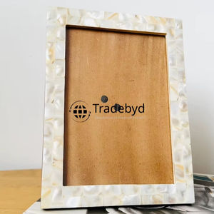 Marco de Fotos con Incrustaciones de Madreperla, Estilo Vintage, Hecho a Mano, con Acabado Brillante de Primera Calidad por Tradebyd - Product Image 5