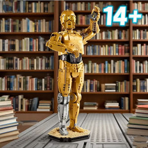 40 pièces UCS Star Battle C 3PO Robot 75398 Modèle de blocs de construction en ABS à assembler à l'échelle 1:8 Jouet de construction de voitures - Product Image 5