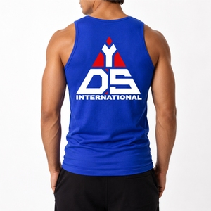 Custom <b>Men's</b> Athletic Tank Top Sleeveless <b>Gym</b> Shirt Quick Dry Sports <b>Vest</b> OEM Custom Design Quick Dry <b>Vest</b> <b>For</b> <b>Men</b> - Product Image 3
